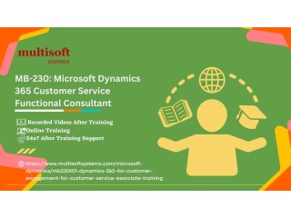 MB-230: Microsoft Dynamics 365 Customer Service Functional Consultant