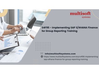 S4F95 - Implementing SAP S/4HANA Finance for Group Reporting Training