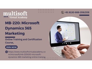 MB-220: Microsoft Dynamics 365 Marketing Online Training & Certification course