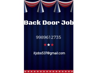 BACKDOOR JOBS BY KISHORE 9989612735