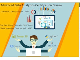 Data Analytics Certification Course in Delhi, Dwarka, Special Offer till Aug'23, Free R, Python & Alteryx Training