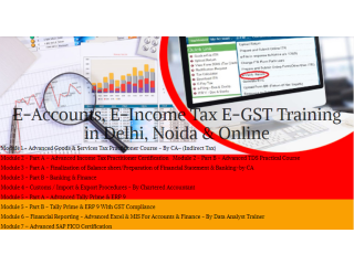 Accounting Course in Delhi, 110001 [GST Update 2024] by SLA Accounting Institute, Taxation and Tally Prime Institute in Delhi