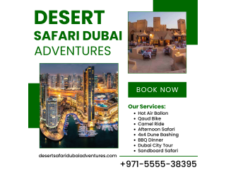 Hot Air Balloon Adventures Dubai  +971  555538395