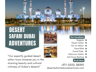 Experience the Thrill of a Morning Desert Safari Dubai / +971-5555-38395